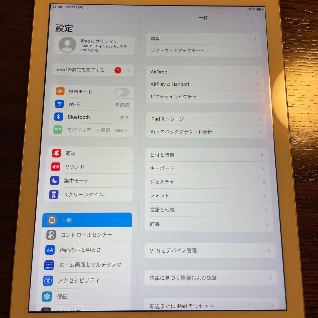 Apple iPad 第5世代　ジャンク　32GB Cellular初期化済み
