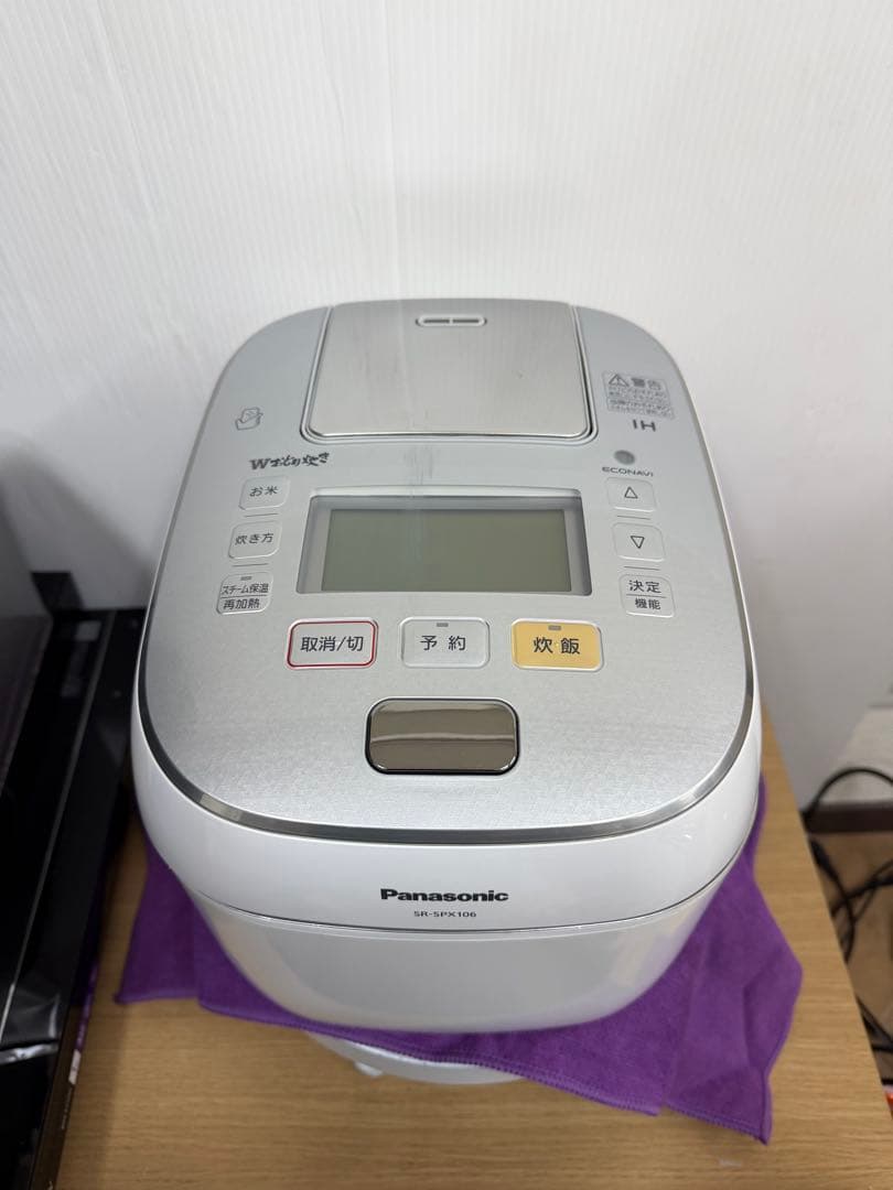 Panasonic SR-SPX106 IH スチーム可変圧力炊飯器1.0L