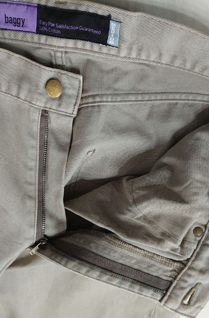 fifth general store Knee プリーツ バギー パンツ