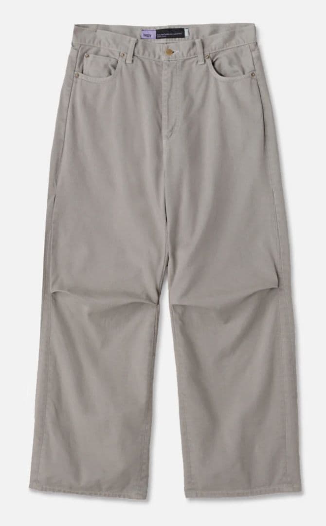 fifth general store Knee プリーツ バギー パンツ