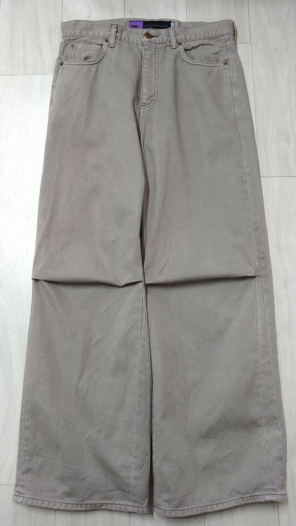 fifth general store Knee プリーツ バギー パンツ