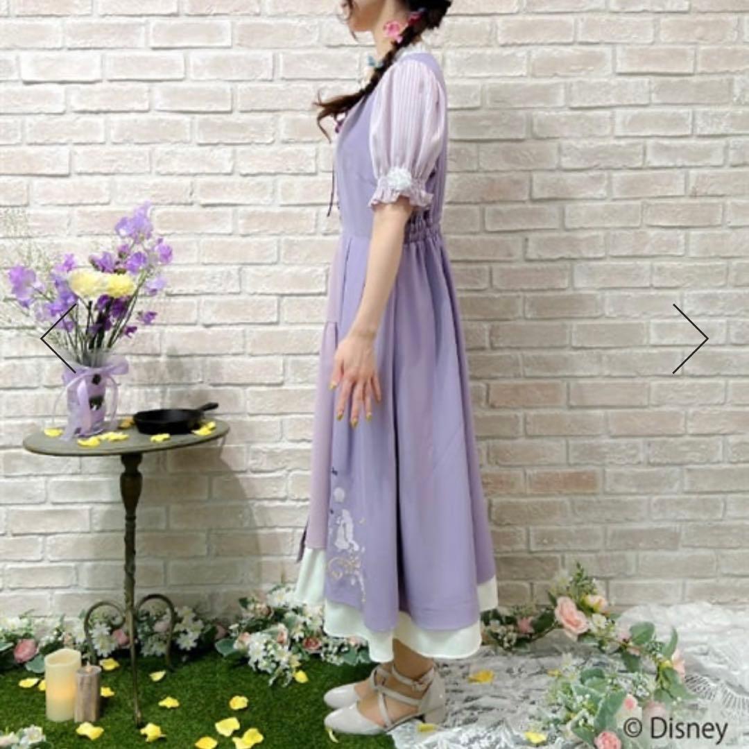 ク*新様 ラプンツェルaxes femme塔の上のラプンツェルワンピース ドレス