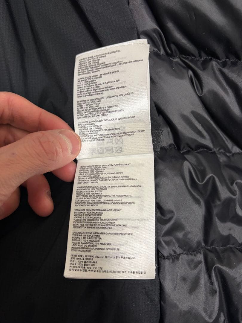 カナダグース　ロッジフーディー　ブラックレーベル　XLサイズ