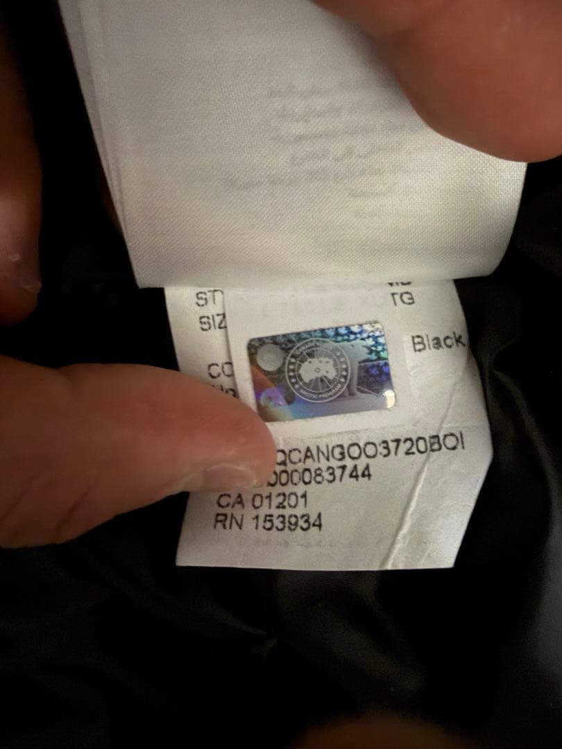 カナダグース　ロッジフーディー　ブラックレーベル　XLサイズ