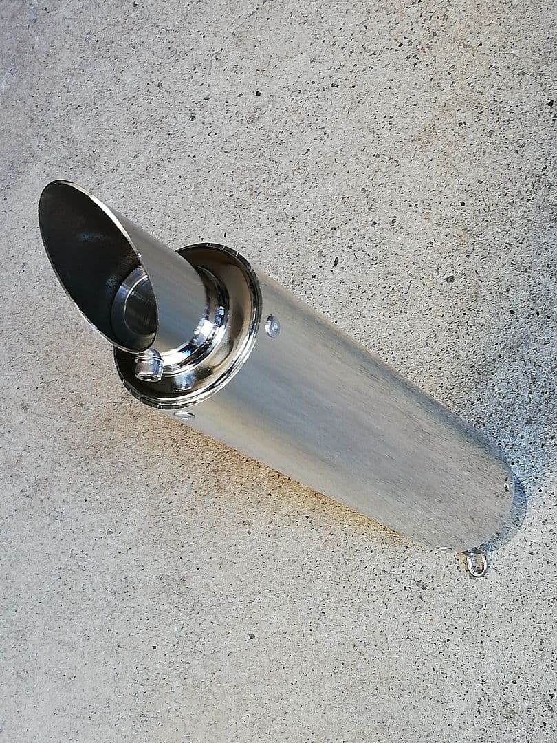 激鳴きバッフル付きの真空サイレンサー50.8π(新品)　CBXゼファーXJR♪