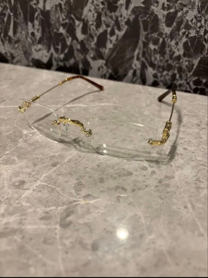 新品未使用ランクAAA/ハイクオリティ/眼鏡/リムレスメガネ