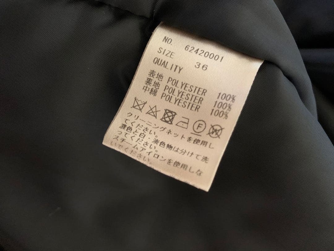 アンヌーク　anuke　Hooded Coat フードコート　ブラック36