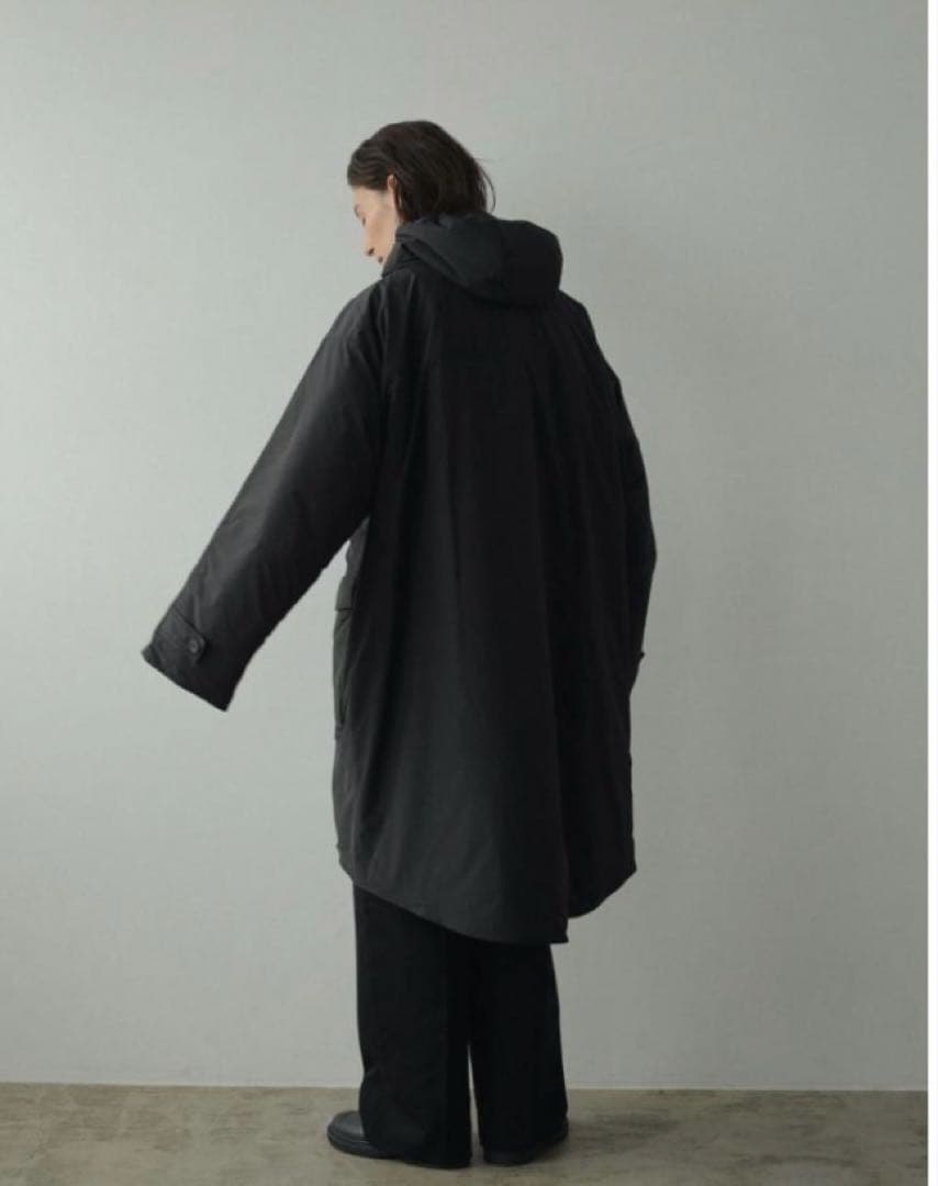 アンヌーク　anuke　Hooded Coat フードコート　ブラック36