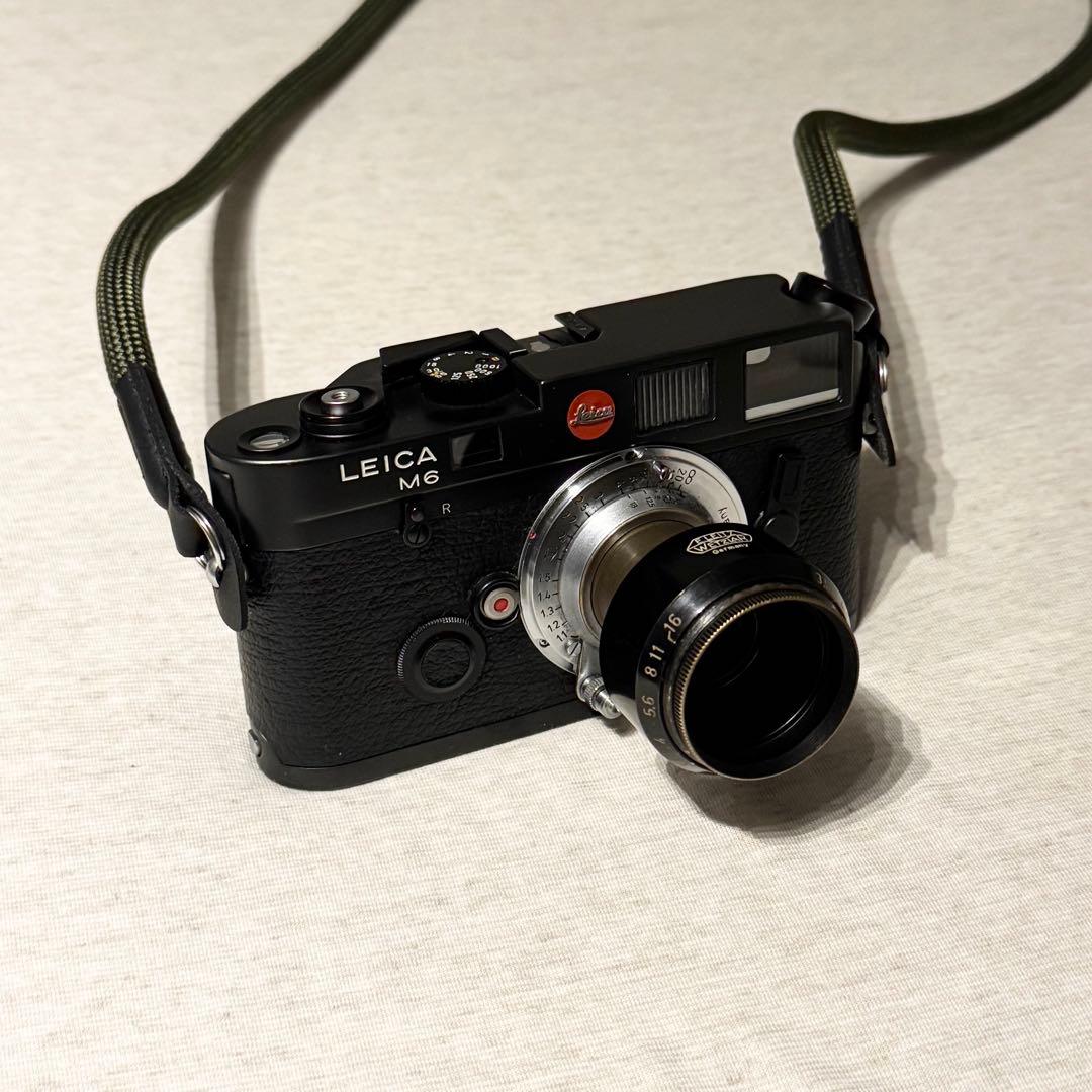 elmar 50mm f3.5 整備済み + フードVALOO・L/Mリング