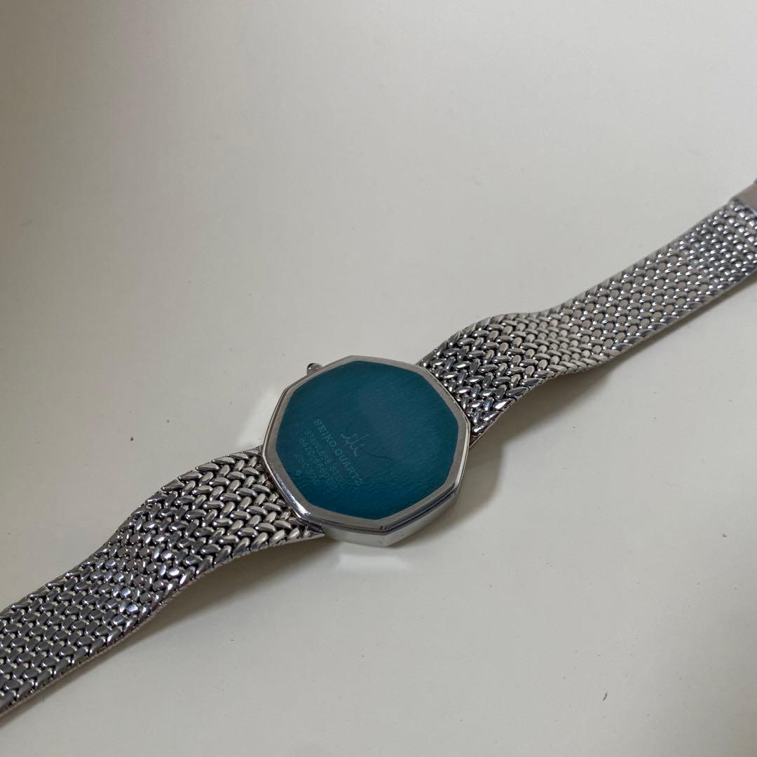 年末セール！！SEIKO クリード ブラックダイヤル メッシュバンド