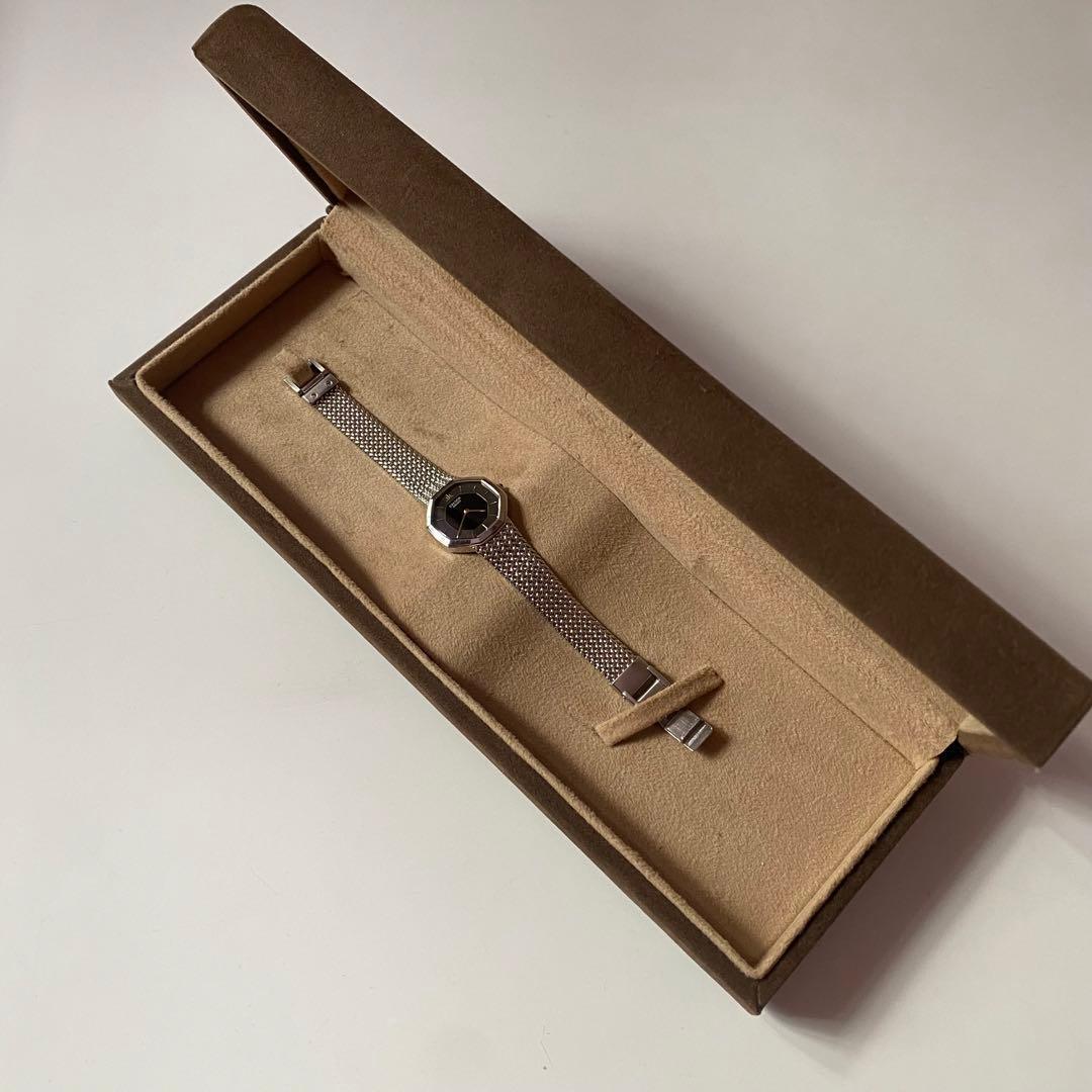 年末セール！！SEIKO クリード ブラックダイヤル メッシュバンド