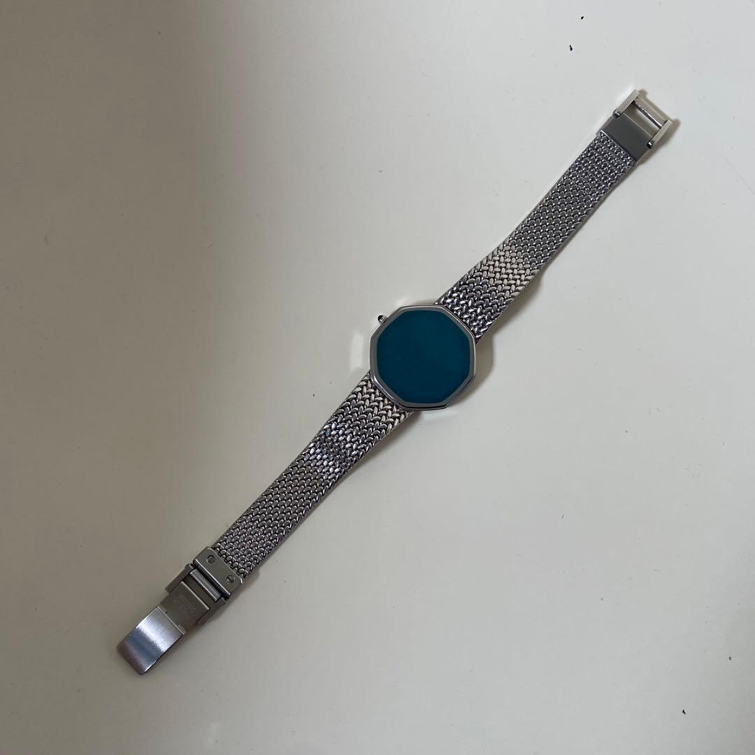 年末セール！！SEIKO クリード ブラックダイヤル メッシュバンド