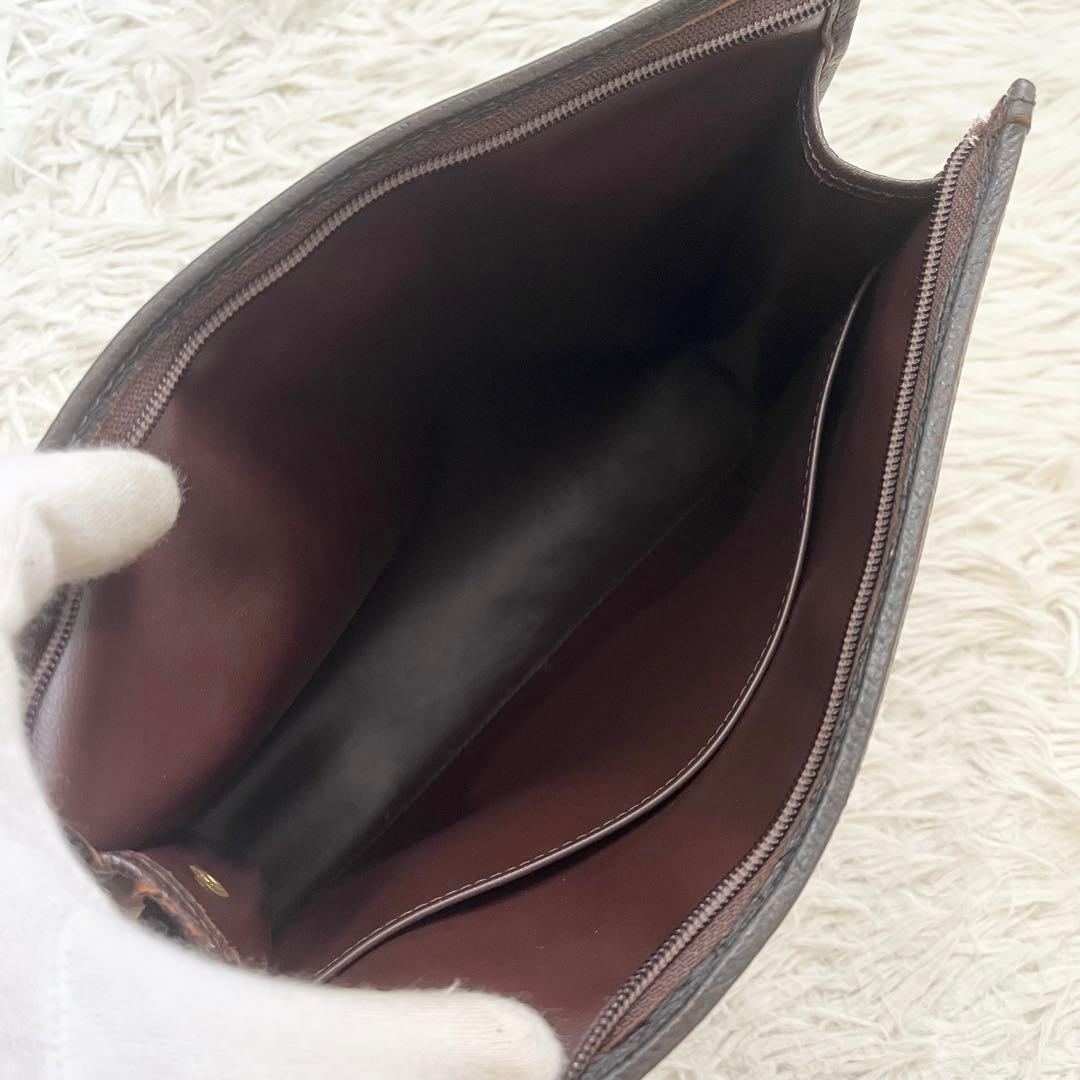 ✨極美品✨バーバリー　クラッチバッグ　小物入れ　ノバチェック　フラップ