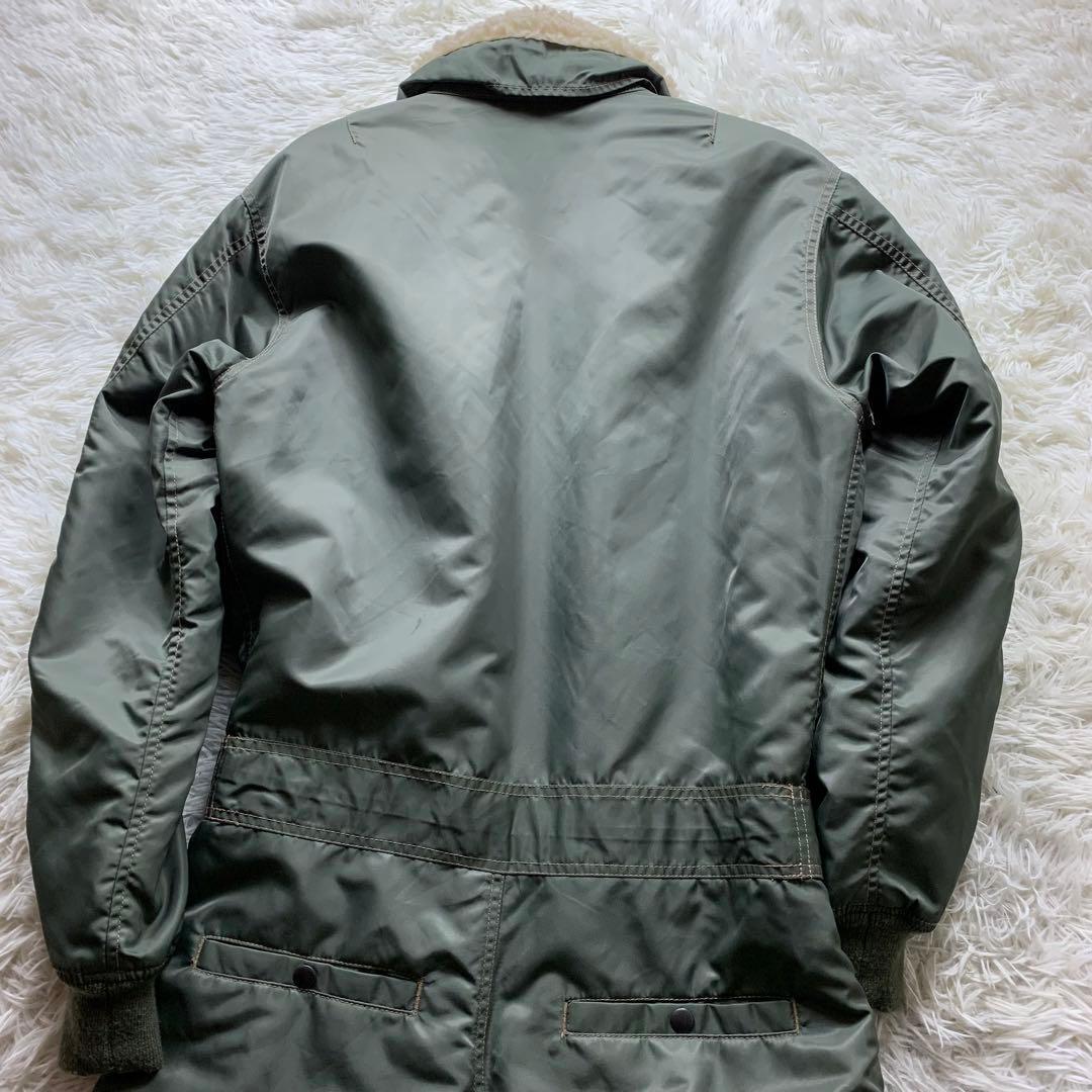 た*コ様 美品■AVIREX オールインワン　つなぎ　カーキ　L