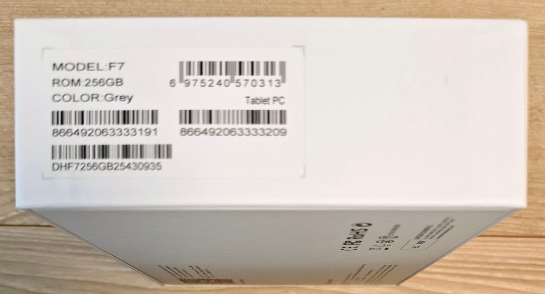 【起動確認のみ】HEADWOLF FPad7 F7 256GB 保護フィルム付き