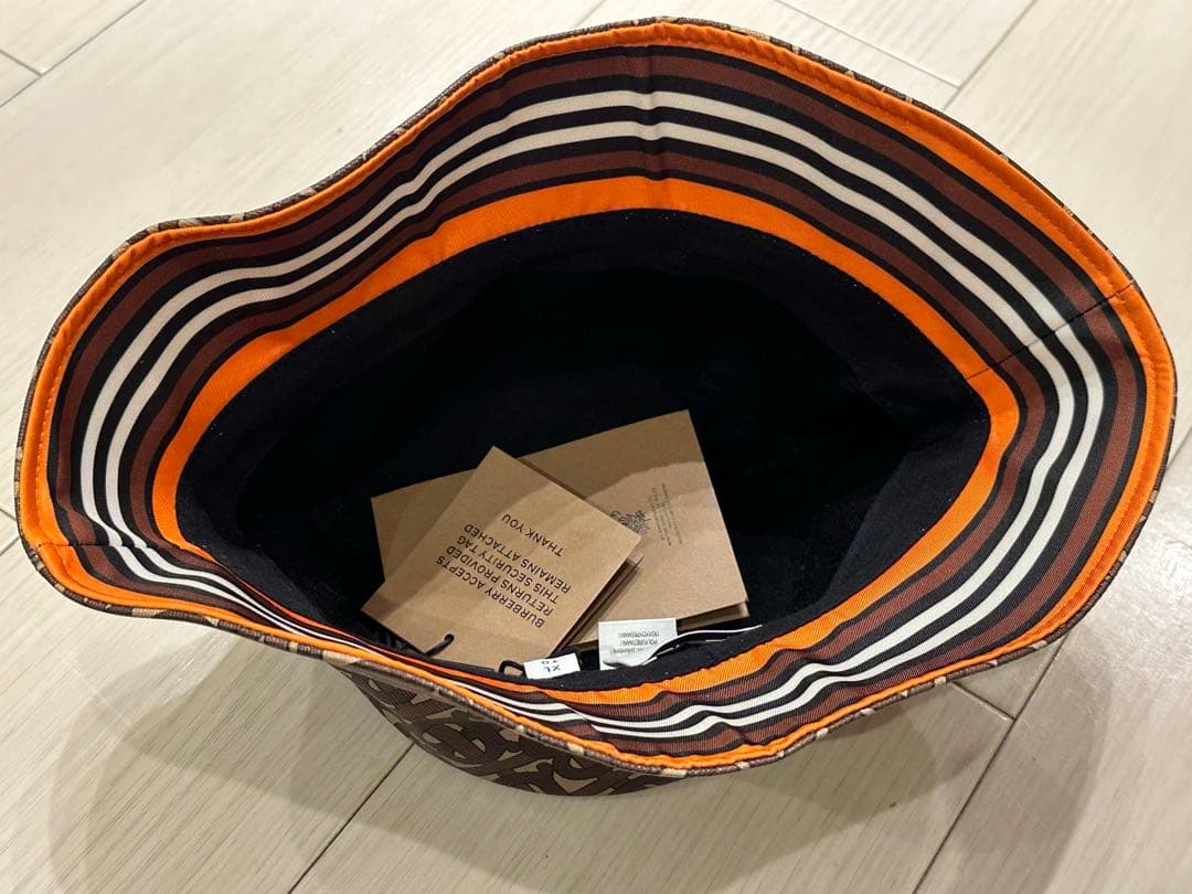 【初売セール！】 BURBERRY TBモノグラムバケットハット XL