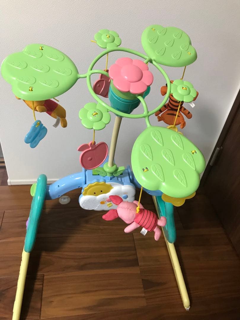 くまのプーさん えらべる回転　6WAY　ジムにへんしんメリー