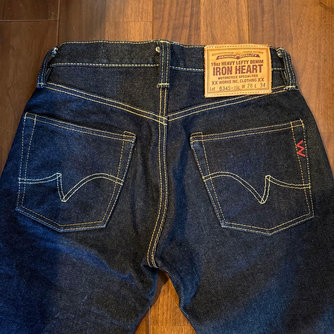 パンツ IRON HEART 19oz LEFTY DENIM 634S-19L