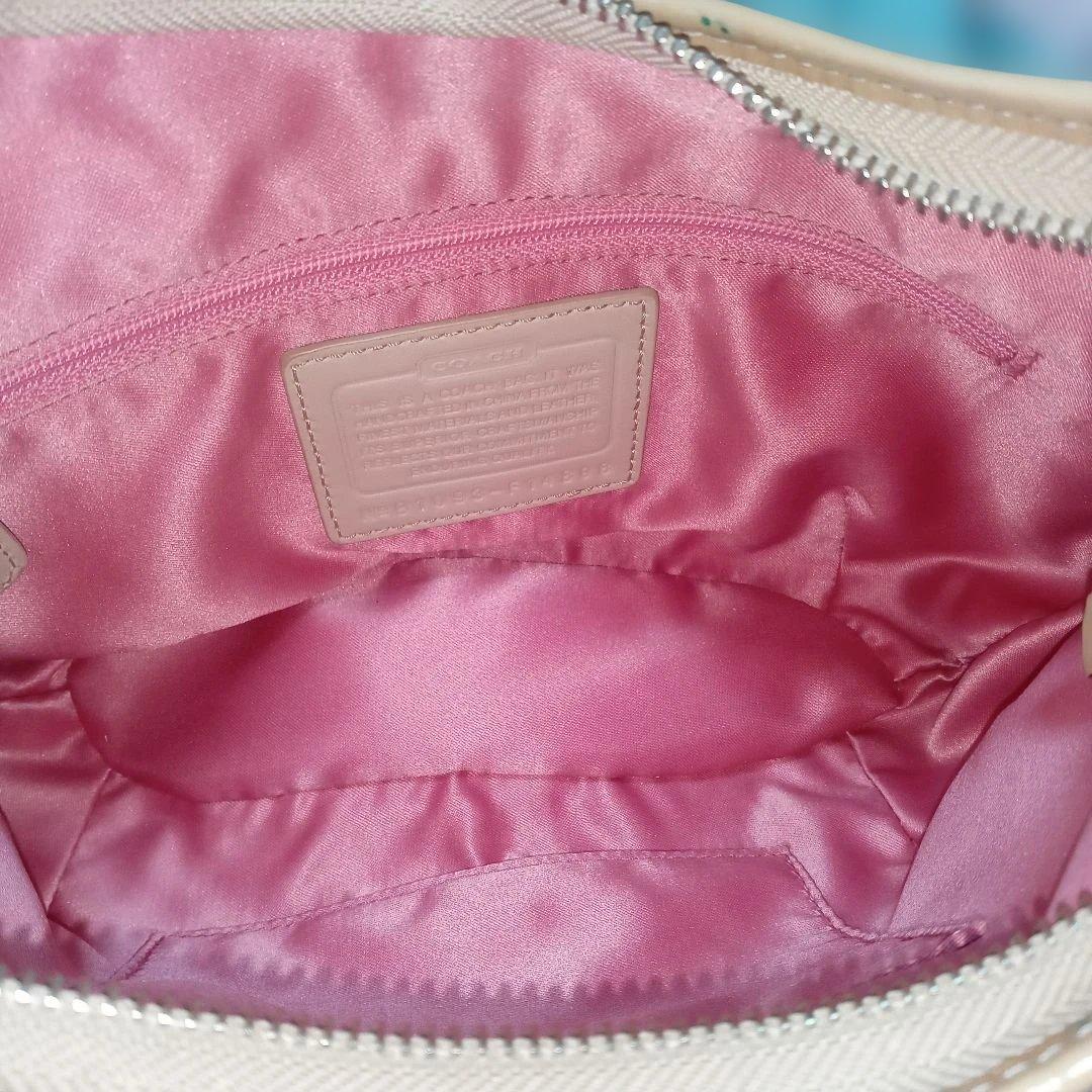 美品COACH パッチワーク マルチカラー Y2K　 ハンドバッグ