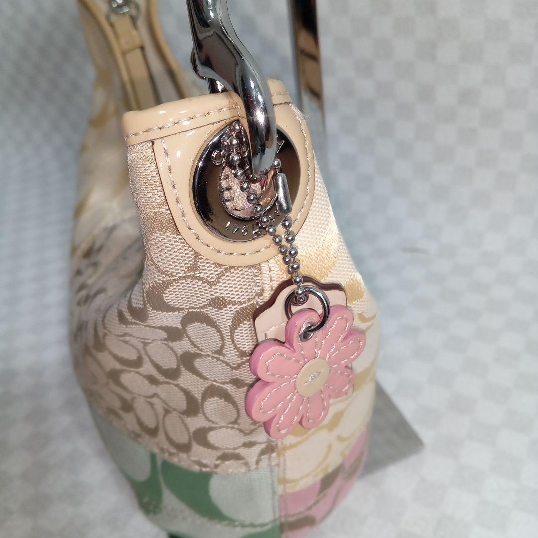 美品COACH パッチワーク マルチカラー Y2K　 ハンドバッグ