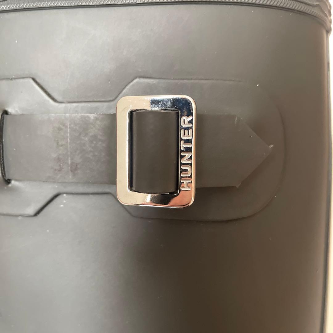 【美品】HUNTER ハンター　長靴　ブラック UK 6 エコメルカリ便