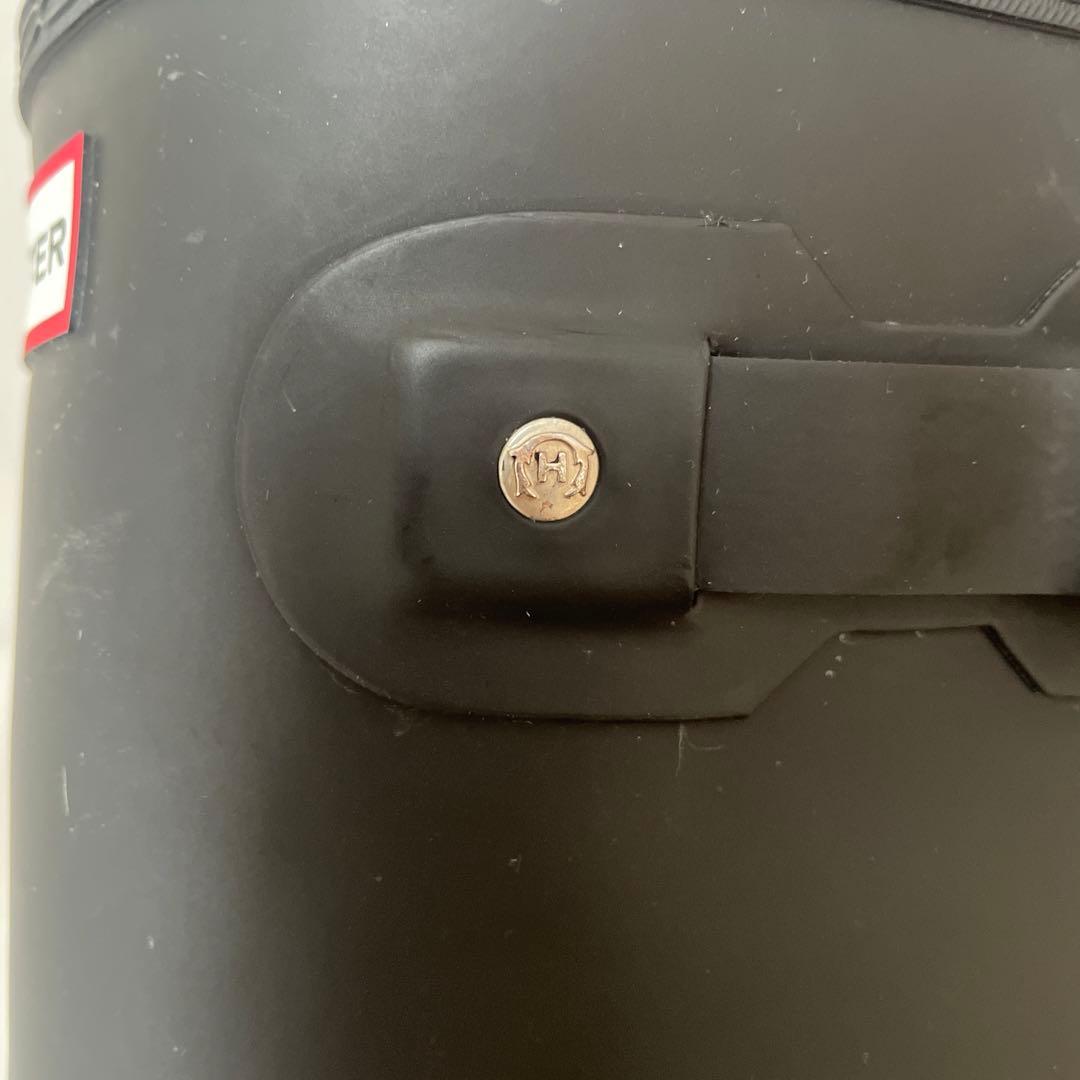 【美品】HUNTER ハンター　長靴　ブラック UK 6 エコメルカリ便