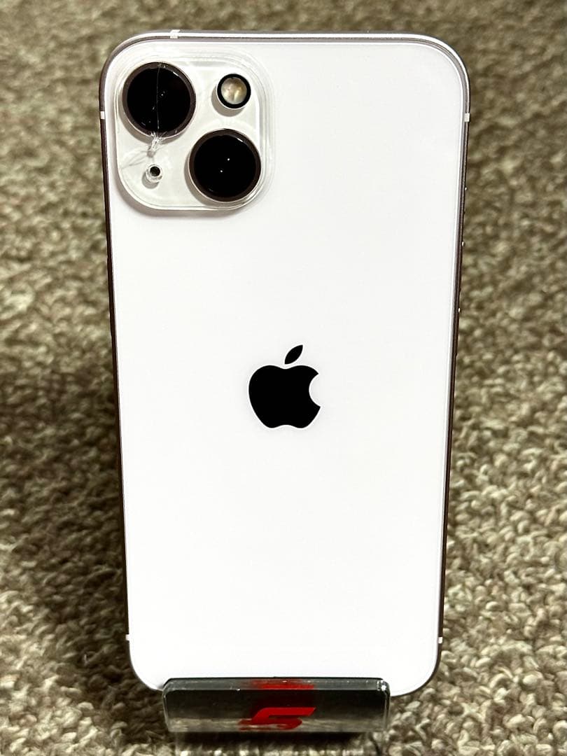 iPhone13 128GBピンク　バッテリー73% 美品 広角カメラレンズヒビ