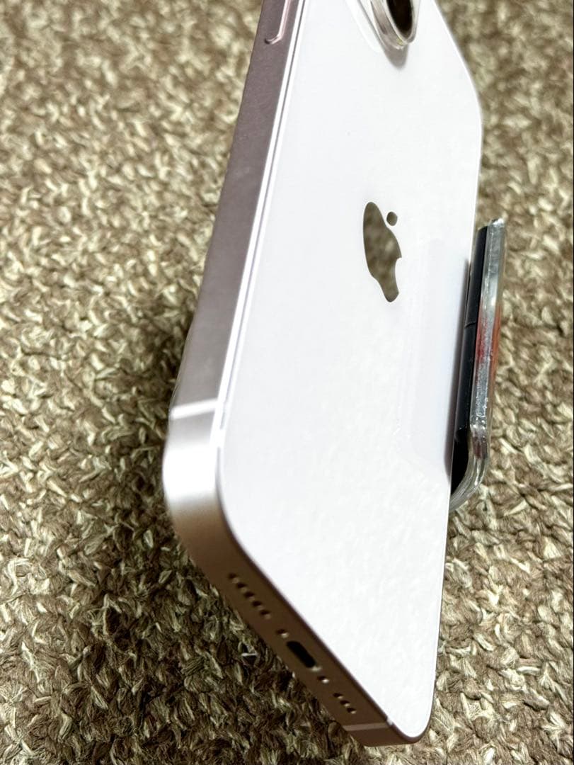 iPhone13 128GBピンク　バッテリー73% 美品 広角カメラレンズヒビ