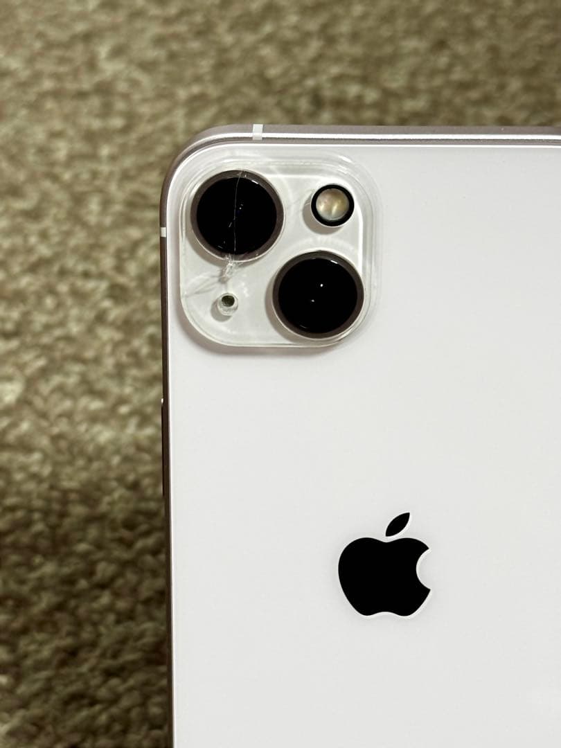 iPhone13 128GBピンク　バッテリー73% 美品 広角カメラレンズヒビ