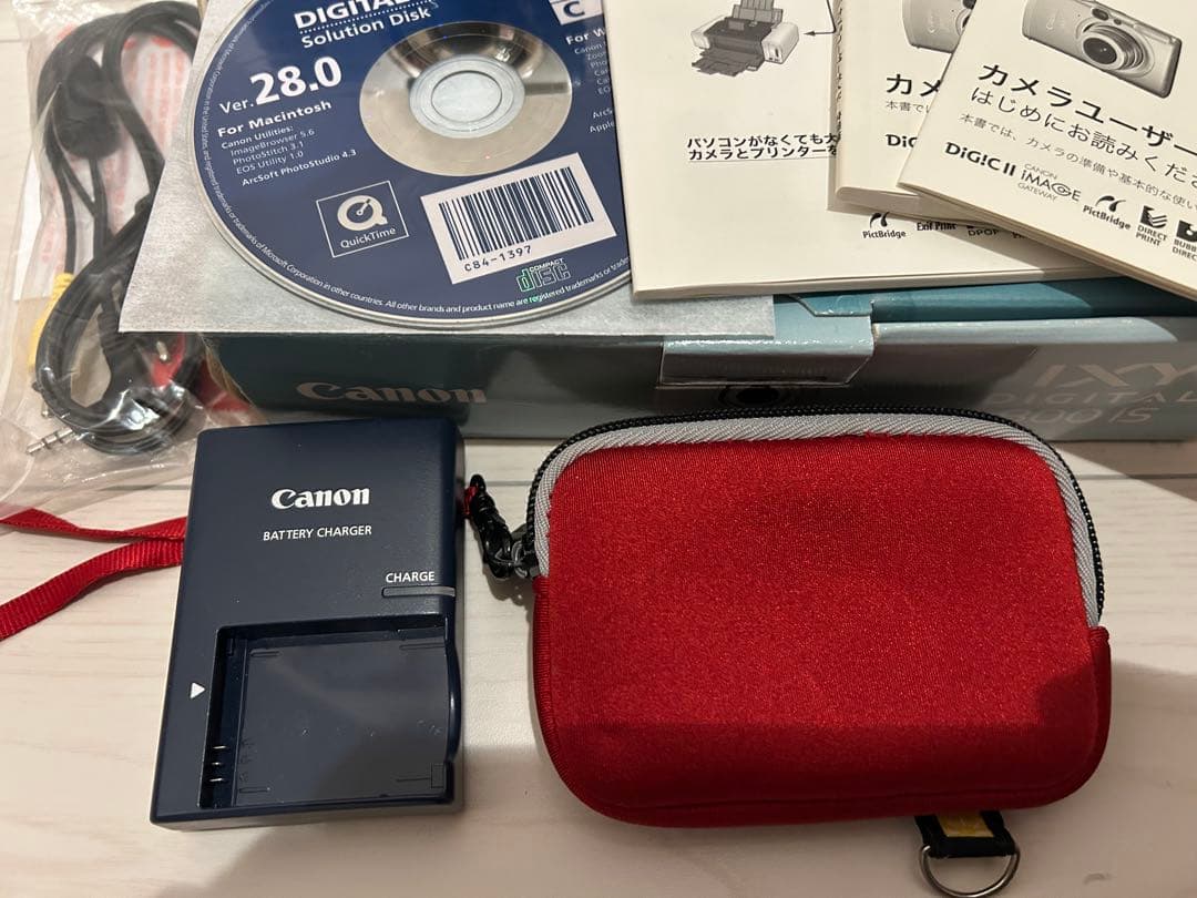 Canon IXY 800 IS 本体+付属品一式 コンパクトデジタルカメラ