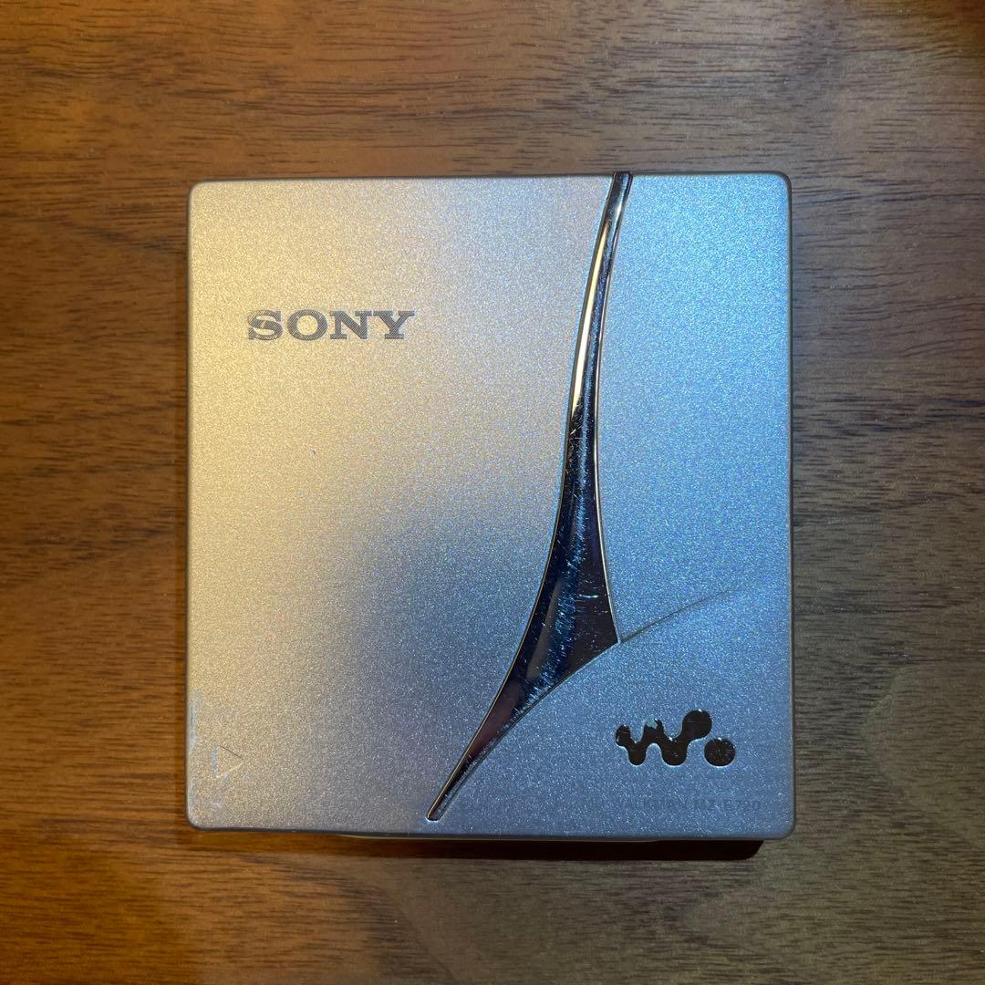 【作動確認済】SONY ソニー MD ウォークマン MD プレイヤー ガム電池付
