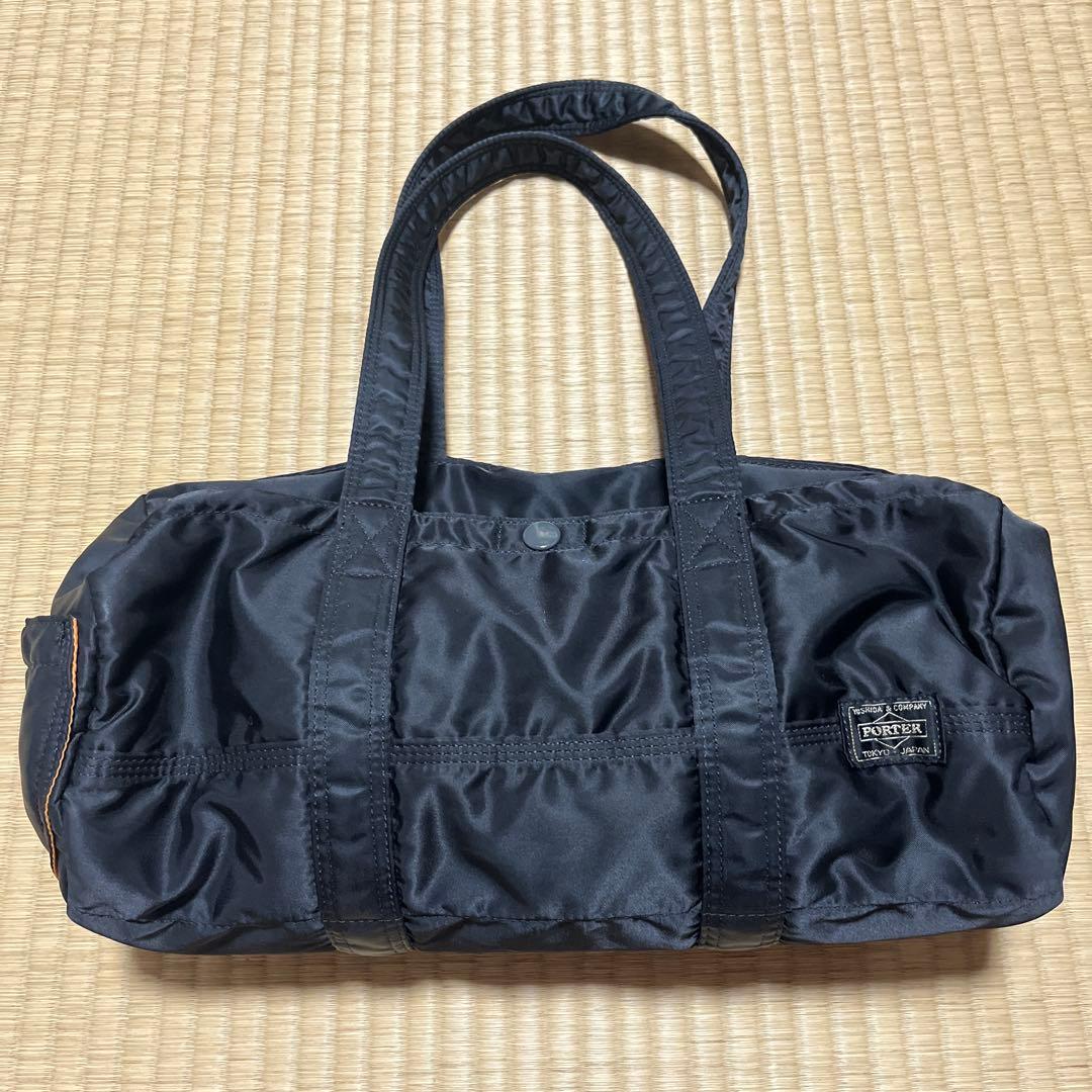 ポーター　タンカー　ドラムバッグ　黒