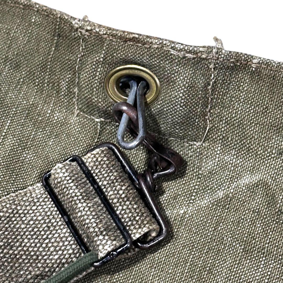 【レア素材】French military オールリネン ダッフルバッグ