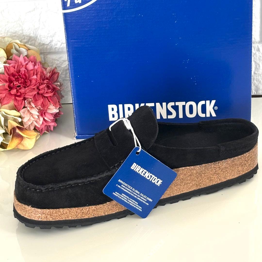 BIRKENSTOCK NAPLES ネープルス スエードサンダル BLACK
