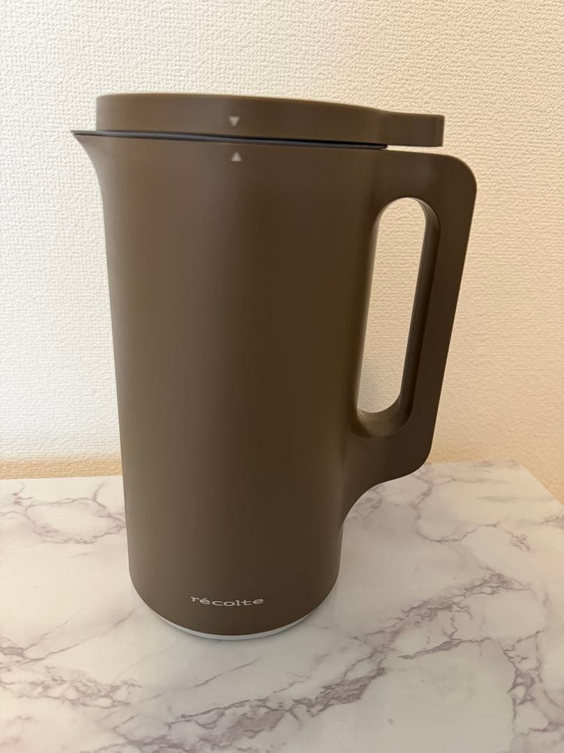 ●新品未使用●レコルト自動電気調理ポット　レシピ、説明書、ブラシ付き