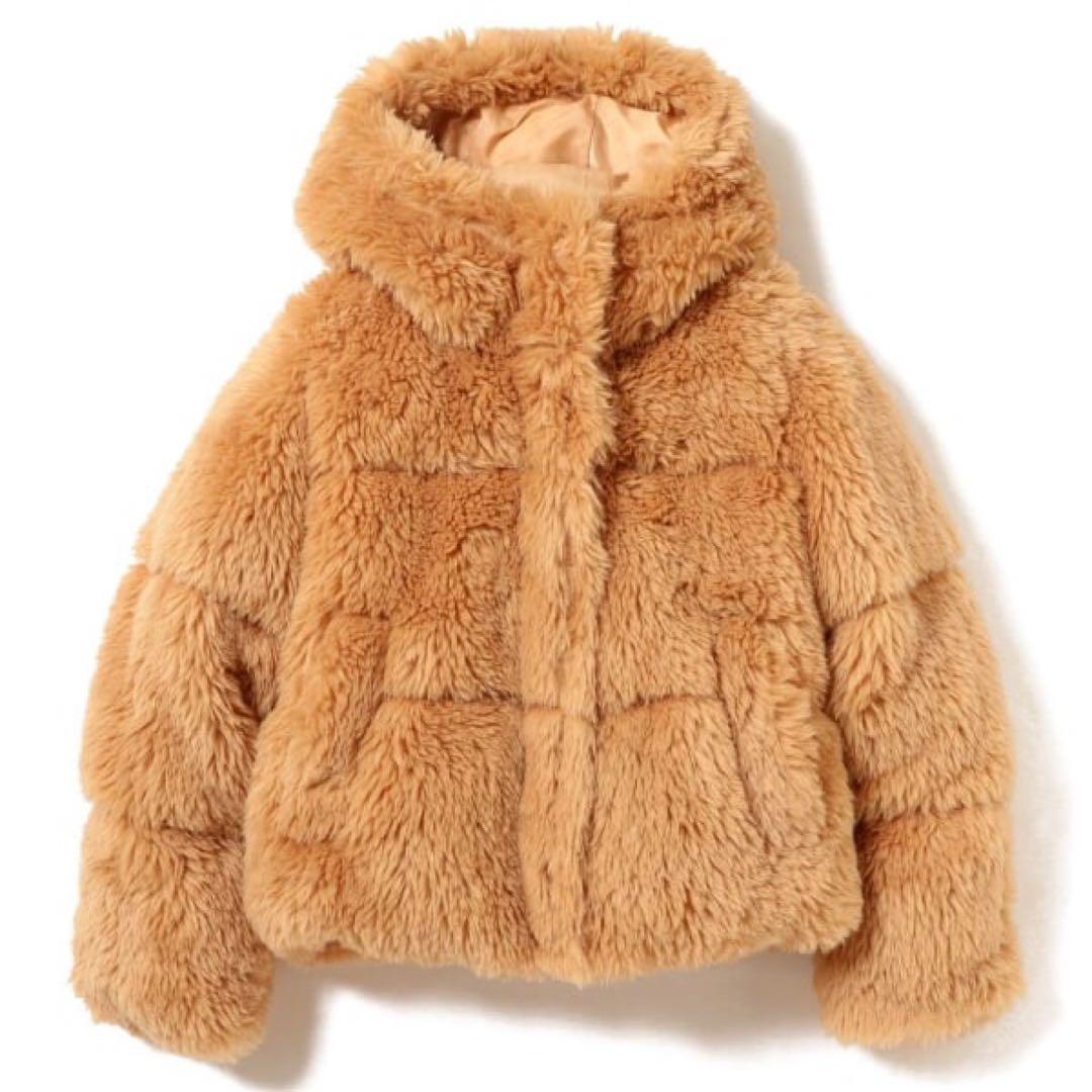 極美品　UGG アグ ロニー パッファー ハイ パイルファージャケット　M