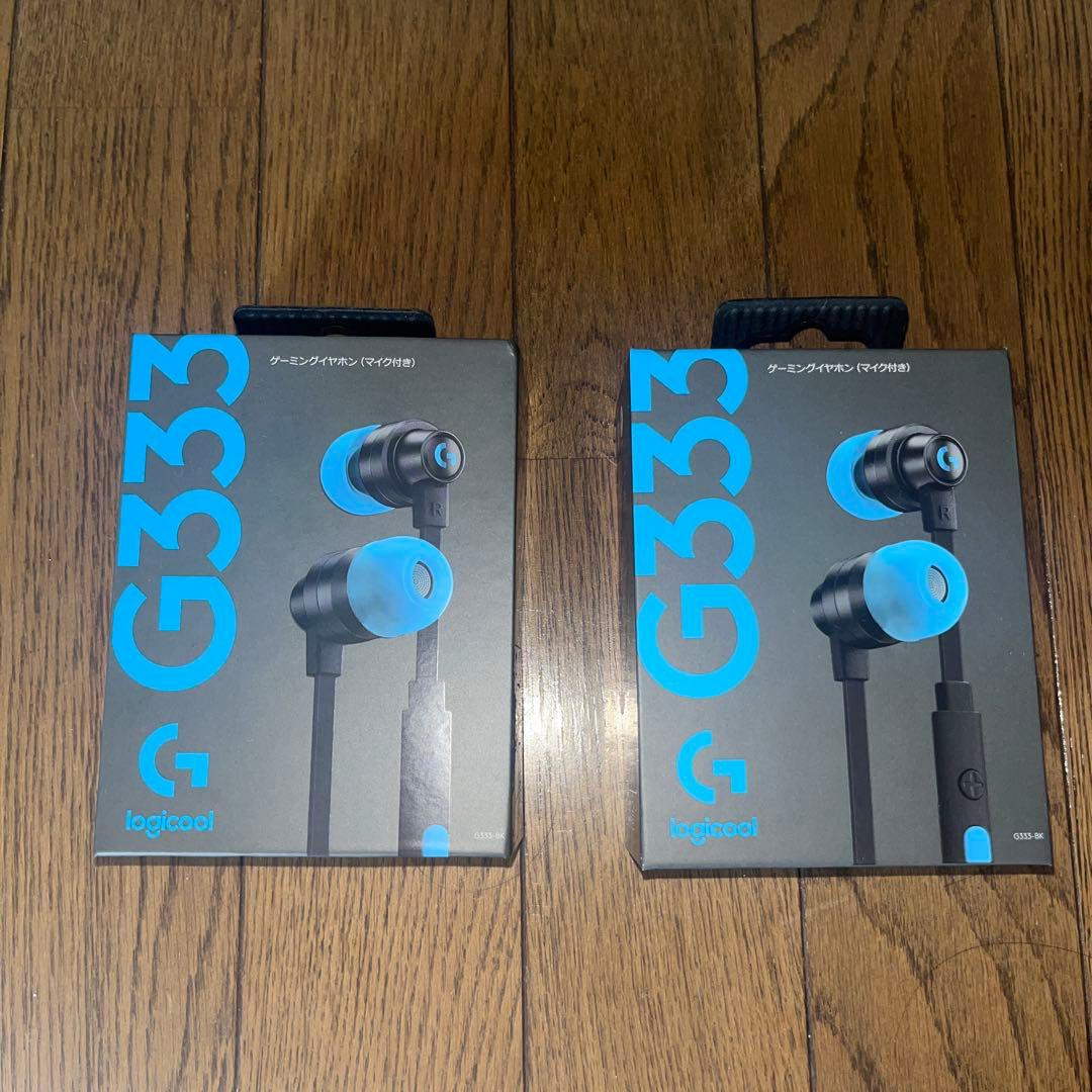logicool G333 ゲーミングイヤホン 2個セット