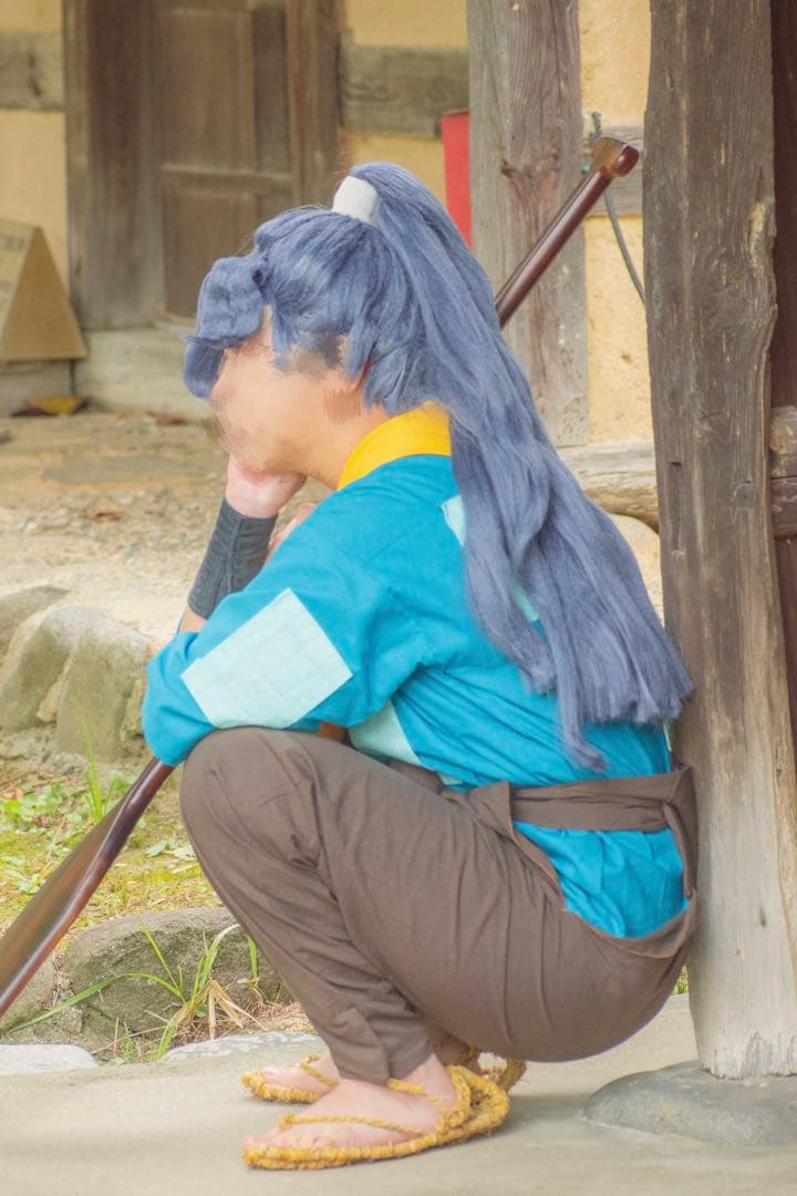 綾部喜八郎　私服＋ウィッグセット　コスプレ