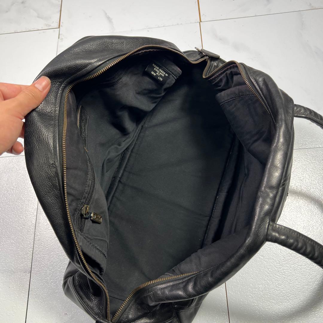 Jas-M.B. レザー ボストンバッグ トートバッグ ブラック 本革