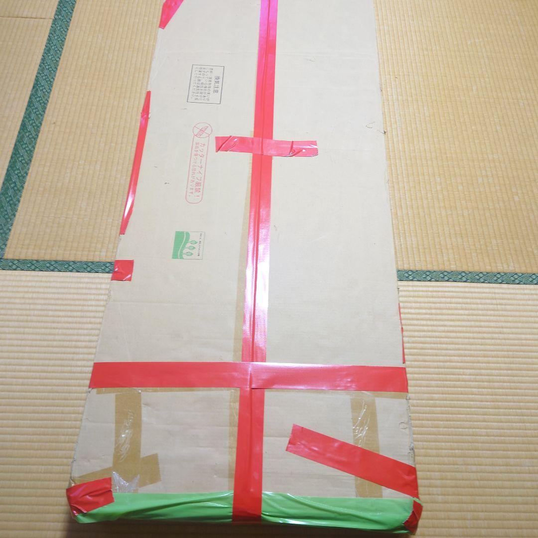 【未使用　未組立】Bistro ビストロ 食器棚 クロスガラス ブラウン