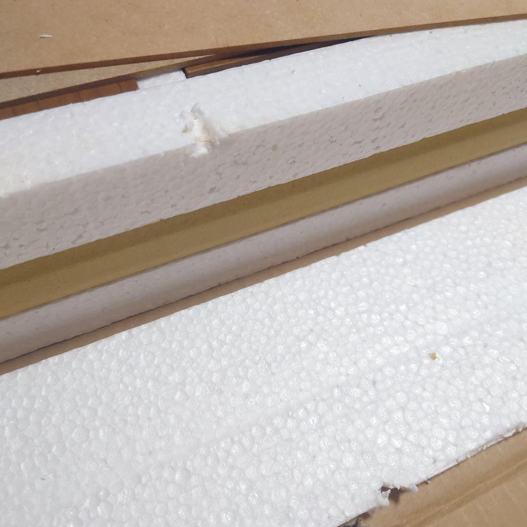 【未使用　未組立】Bistro ビストロ 食器棚 クロスガラス ブラウン