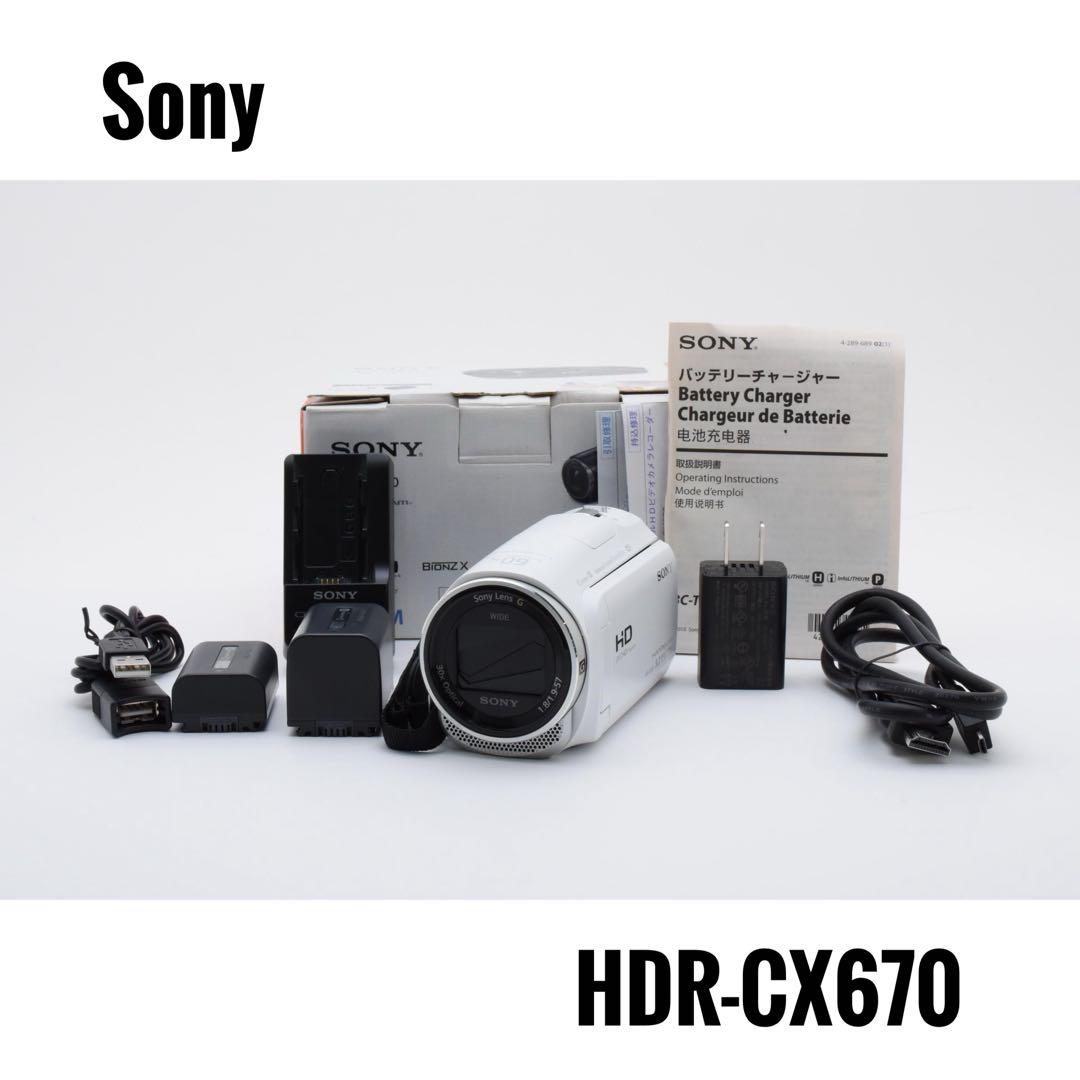 Sony ソニー HDR-CX670 ビデオカメラ ハンディカム