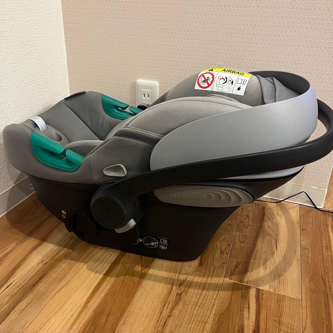 【美品】cybex サイベックス Aton S2 i-Size アダプター付き