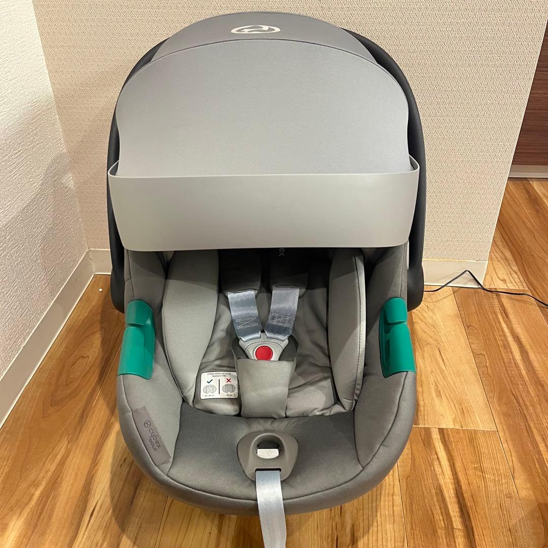 【美品】cybex サイベックス Aton S2 i-Size アダプター付き