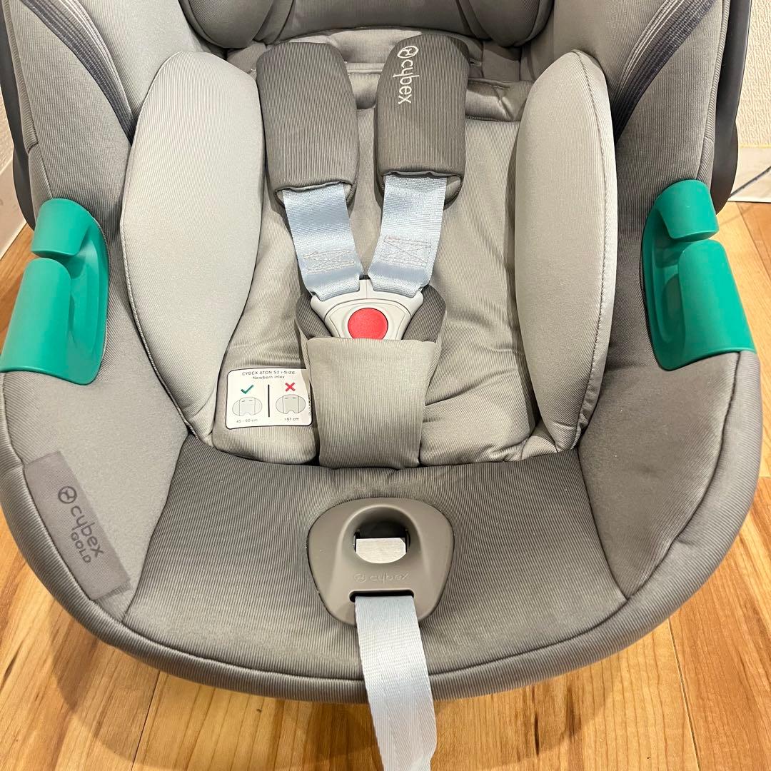 【美品】cybex サイベックス Aton S2 i-Size アダプター付き