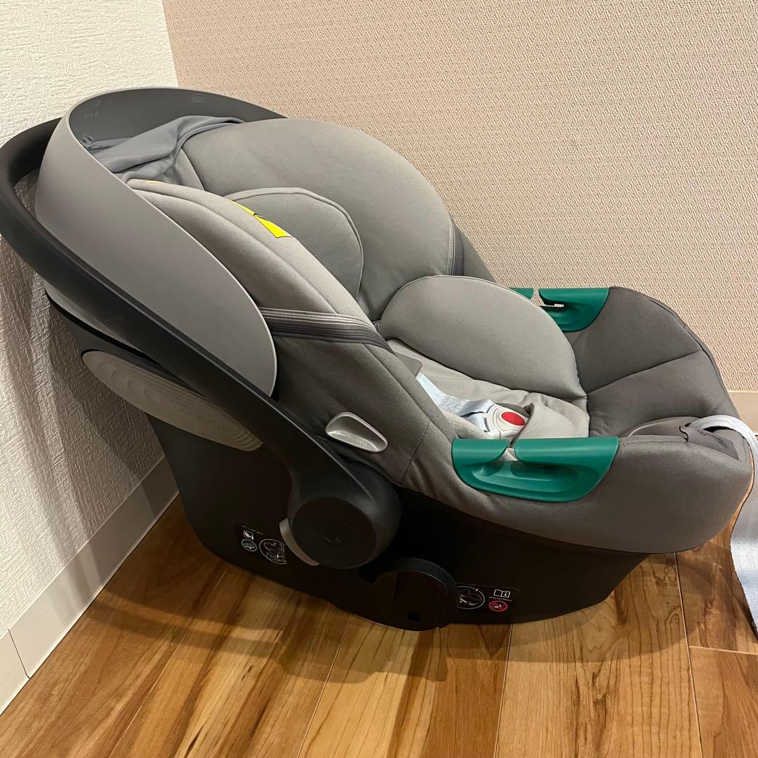 【美品】cybex サイベックス Aton S2 i-Size アダプター付き
