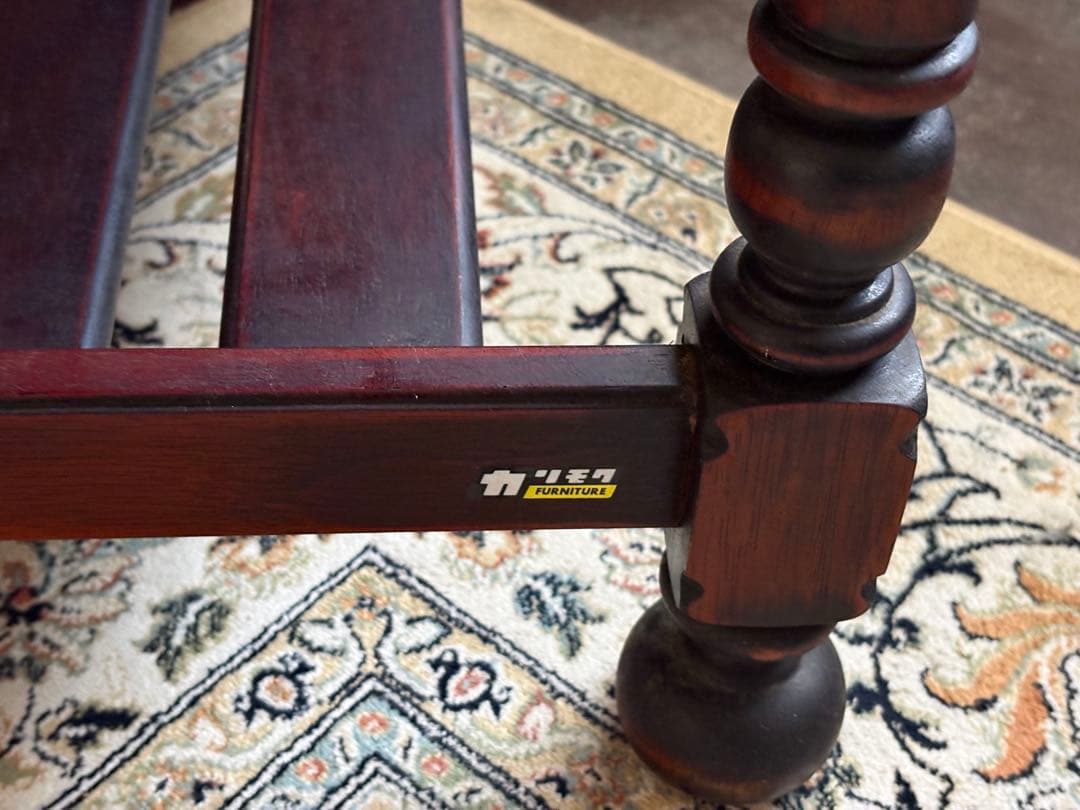 カリモク　karimoku テレフォンベンチ　コロニアル　ビンテージ　nZ