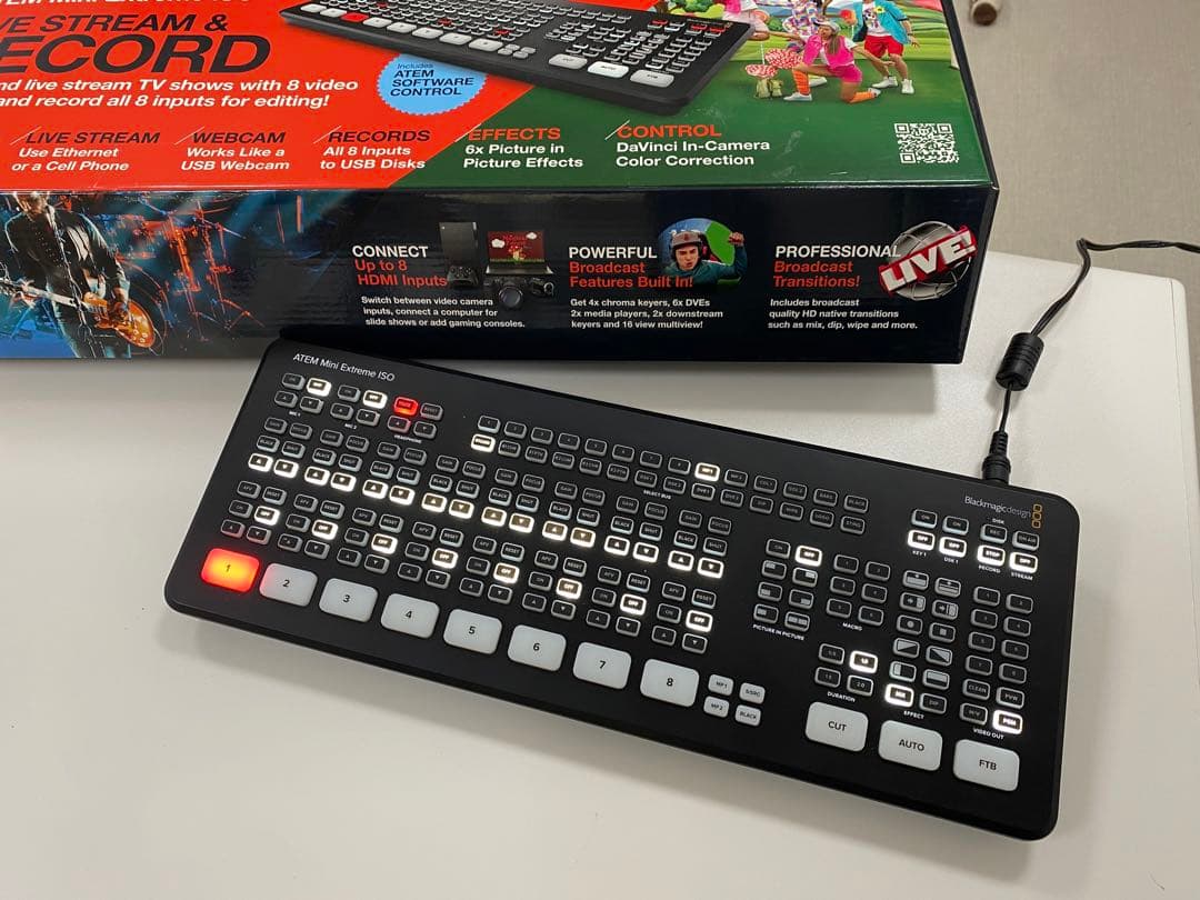 【美品】Blackmagic ATEM Mini Extreme ISO