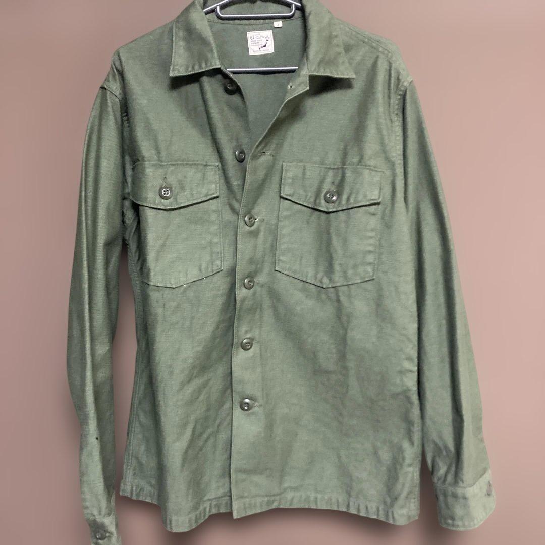 orslow U.S. ARMY Fatigue Shirt グリーン