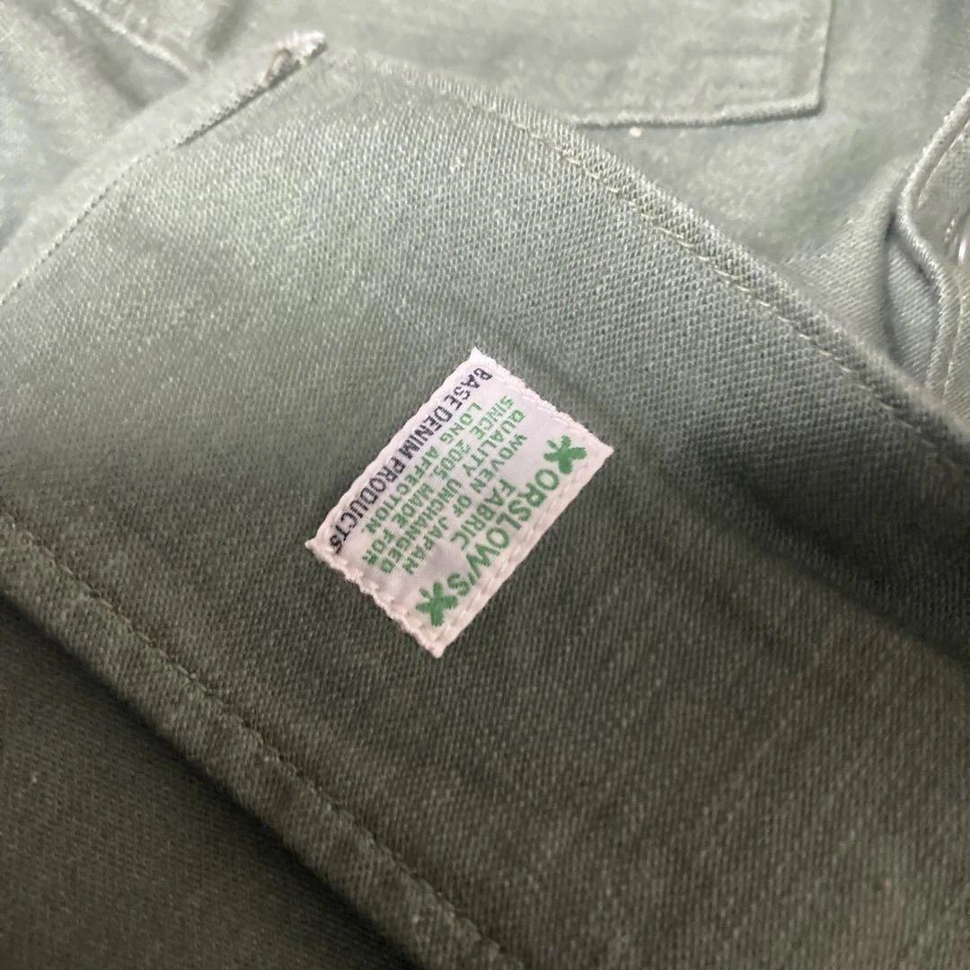 orslow U.S. ARMY Fatigue Shirt グリーン